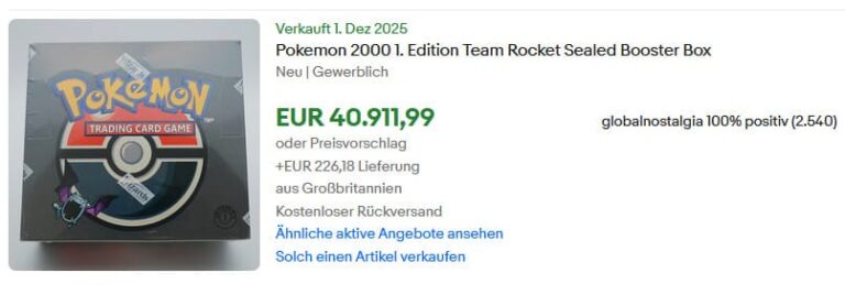 Pokémon-Karten-Top-Verkäufe-Höchstpreise-Dezember-2025-Team-Rocket-1st-Edition-Booster-Display-Box-Englisch