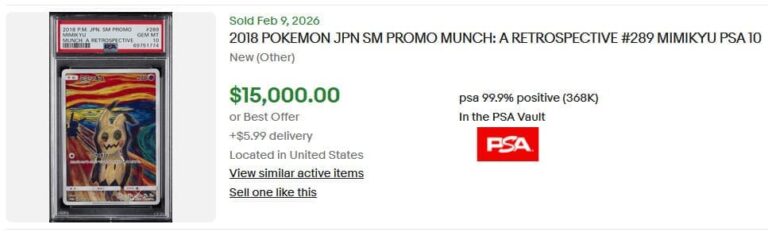 Pokémon-Karten-Top-Verkäufe-Höchstpreise-Februar-2026-Munch-Mimikyu-Mimigma-289-Japan-PSA-10