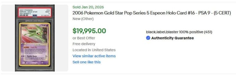 Pokémon-Karten-Top-Verkäufe-Höchstpreise-Januar-2026-Espeon-Psiana-Goldstar-16-POP-Series-5-PSA-9-Englisch