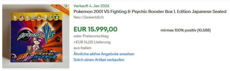 Pokémon-Karten-Top-Verkäufe-Höchstpreise-Januar-2026-Pokémon-VS-Booster-Box-Display