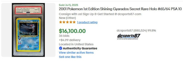 Pokémon-Karten-Top-Verkäufe-Höchstpreise-Juli-2025-Shining-Gyarados-PSA-10