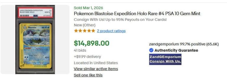 Pokémon-Karten-Top-Verkäufe-Höchstpreise-März-2026-Blastoise-Turtok-4-Expedition-Holo-PSA-10