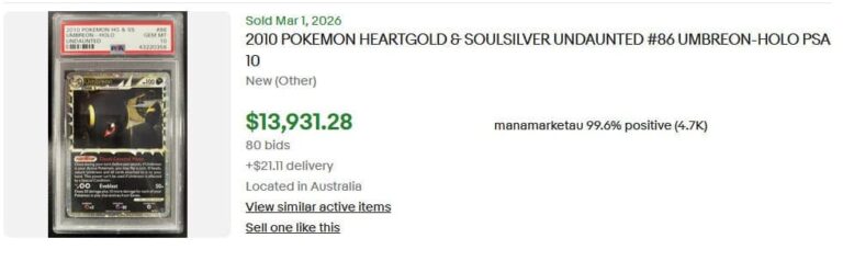 Pokémon-Karten-Top-Verkäufe-Höchstpreise-März-2026-Umbreon-Prime-86-Undaunted-PSA-10