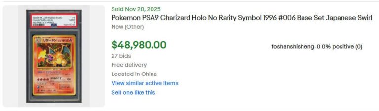 Pokémon-Karten-Top-Verkäufe-Höchstpreise-November-2025-Charizard-Japanese-Base-Set-1996-PSA-9