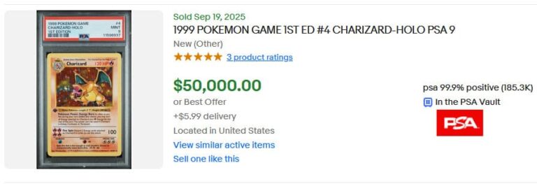 Pokémon-Karten-Top-Verkäufe-Höchstpreise-September-2025-Charizard-Base-Set-1st-Edition-PSA-9