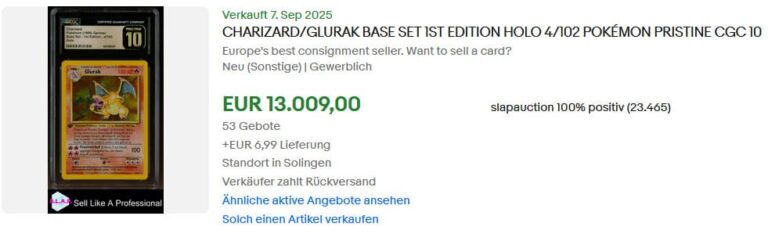 Pokémon-Karten-Top-Verkäufe-Höchstpreise-September-2025-Glurak-Basis-Base-Set-1st-Edition-CGC-10