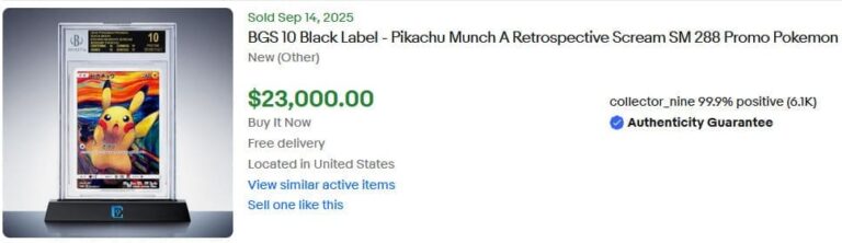 Pokémon-Karten-Top-Verkäufe-Höchstpreise-September-2025-Munch-Pikacu-BGS-10-Black-Label