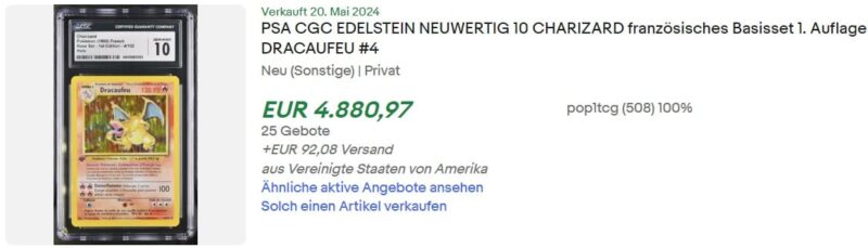 Pokémon-Karten-Top-Verkäufe-Mai-2024-Dracafeu-Base-Set-Französich-GCG-10