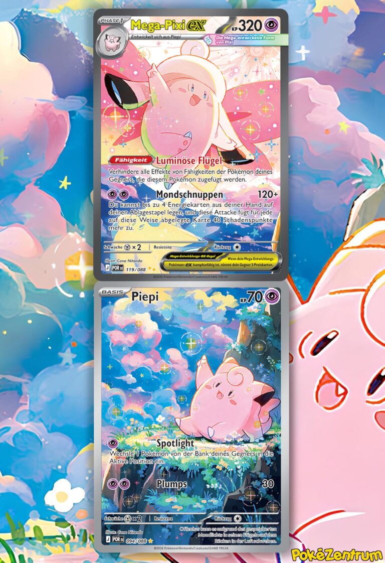 Pokemon-Karten-Verbundene-Illustrationen-Piepi-Mega-Pixi-ex-Optimale-Ordnung-TCG-Sammelkartenspiel-2026