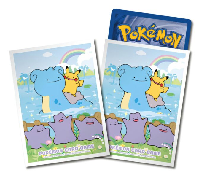 Pokémon-Kartenhüllen-Sleeves-Ditto-Pokémon-Town-2025-Korea-TCG-Sammelkartenspiel