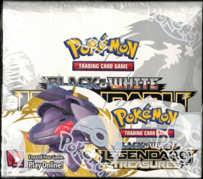 Pokémon-Legendary-Treasures-Booster-Box-Display