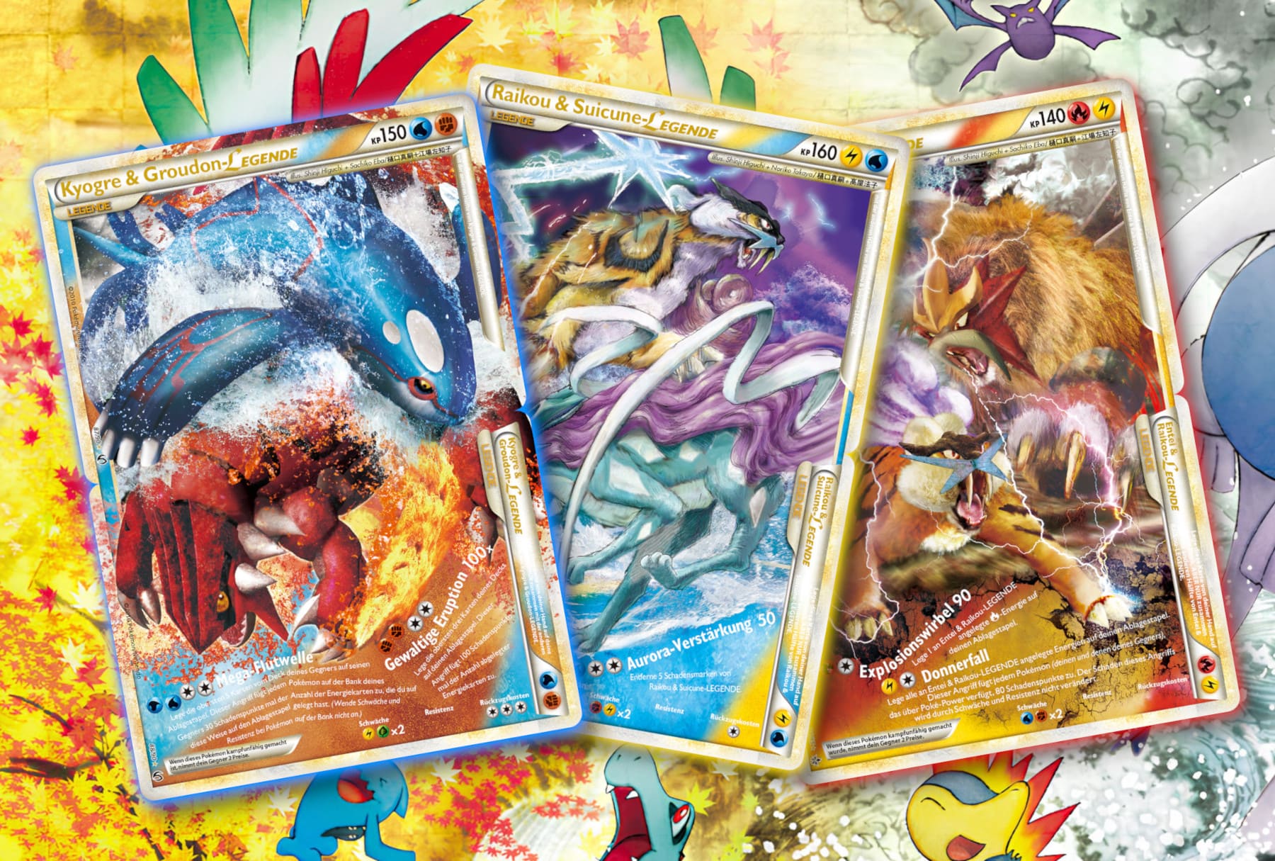 Pokémon-Legende-Legenden-Karten-Sammelkartenspiel-Liste-Übersicht-TCG