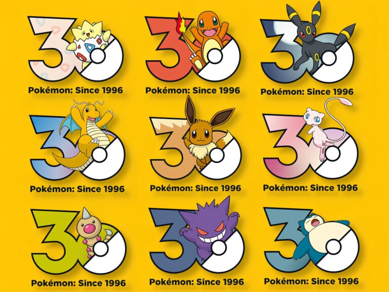 Pokémon-Logos-30th-Anniversary-30-jähriges-Jubiläum-alle-Pokémon