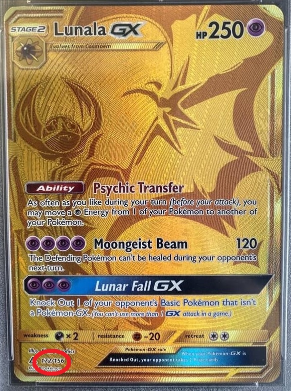 Lunala-GX 172/156 Ultra Prisma Pokemon Karte kaufen