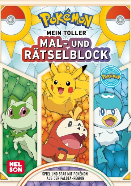 Pokémon-Mal-und-Rätselblock-Spiel-und-Spaß-Paldea-Region-Buch-Nelson