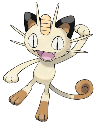 Pokemon Karten sammeln - Erklärung für Einsteiger. Eine Zeichnung vom Pokemon Mauzi