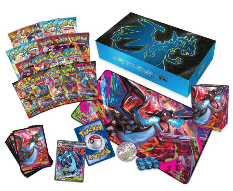 Pokémon-Mega-Charizard-X-ex-Ultra-Premium-Collection-Kollektion-Box-Englisch-2025-Contents-Inhalt