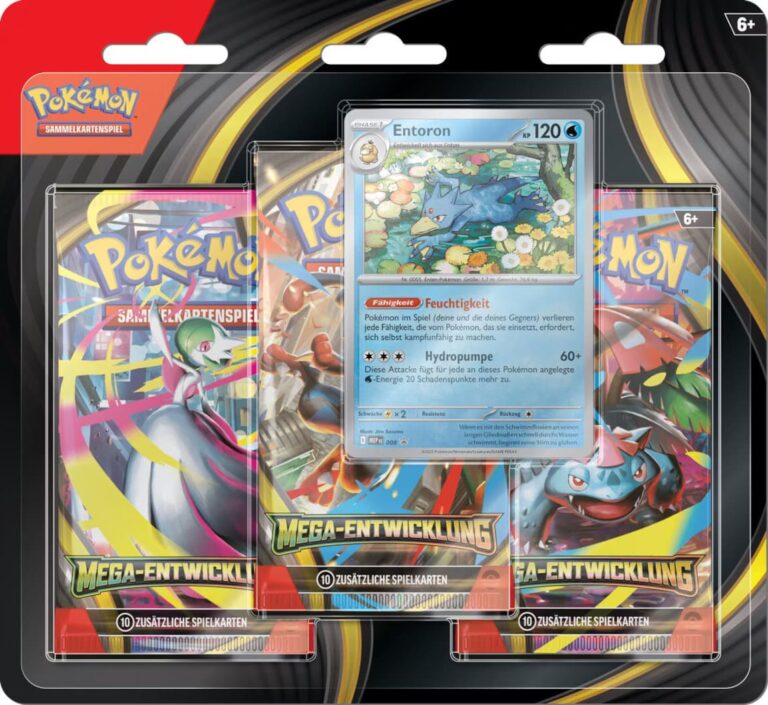 Pokémon-Mega-Entwicklung-3-Pack-Booster-Blister-Entoron