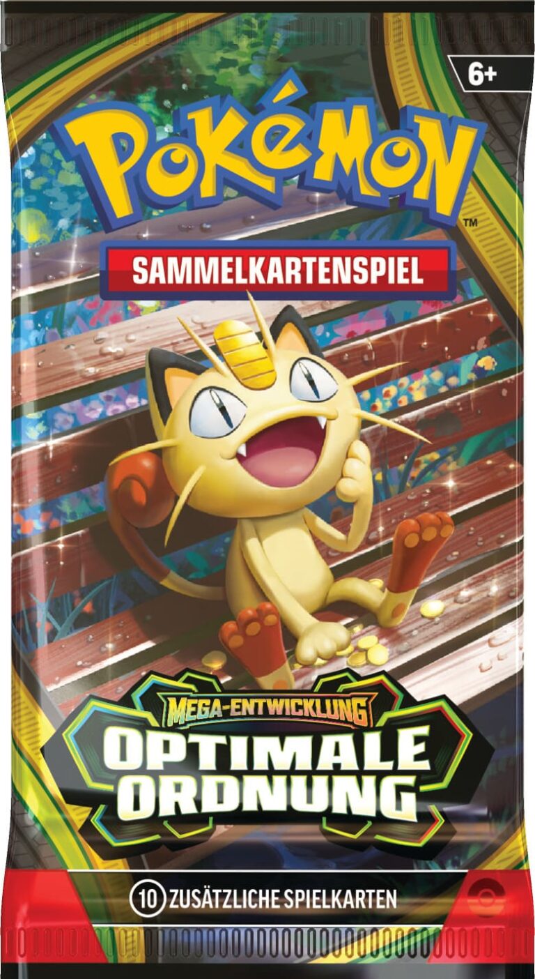 Pokémon-Mega-Entwicklung-Optimale-Ordnung-Booster-Pack-Mauzi-Deutsch