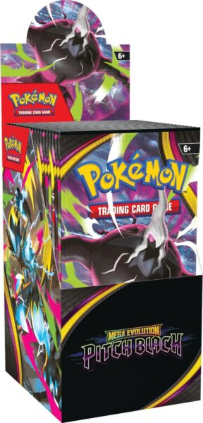 Pokémon-Mega-Evolution-Pitch-Black-Dunkelnacht-Booster-Box-Display-18-Packs