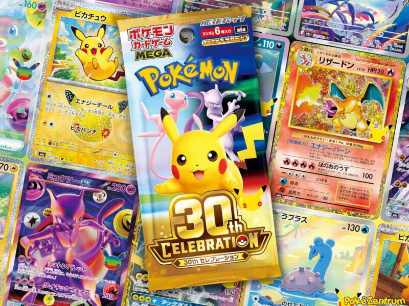 Pokemon-Mega-Expansion-30th-Celebration-Set-M6a-Erweiterung-Japan-TCG-Sammelkartenspiel
