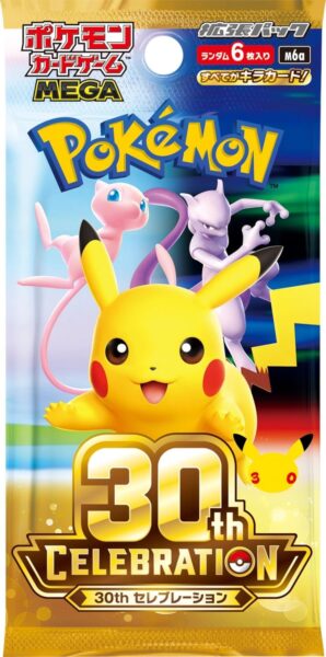 Pokémon-Mega-Expansion-Pack-30th-Celebration-M6a-Booster-Pack-Japan