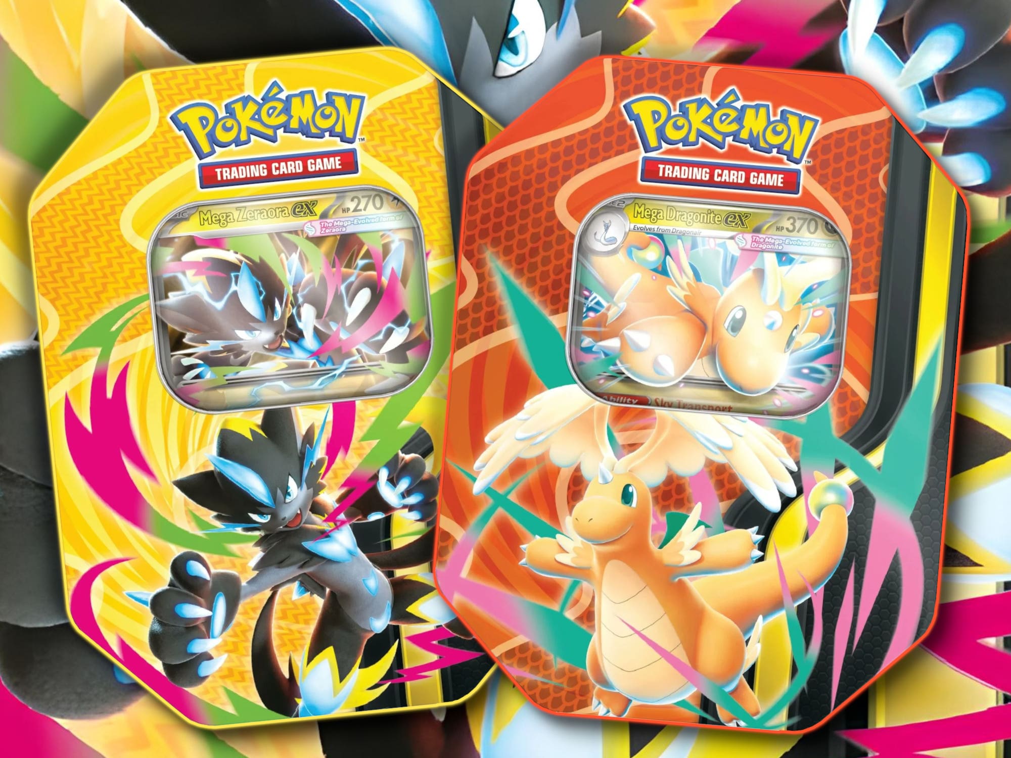 Pokémon-Mega-Forces-Tin-Box-Mega-Dragonite-Zeraora-Darkrai-ex-TCG-Sammelkartenspiel-Englisch-2026
