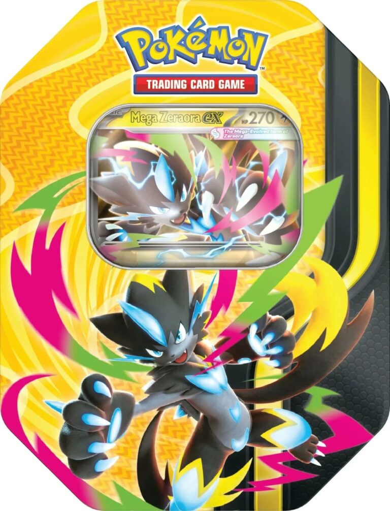 Pokémon-Mega-Forces-Tin-Box-Mega-Zeraora-ex-TCG-Sammelkartenspiel-Englisch-2026