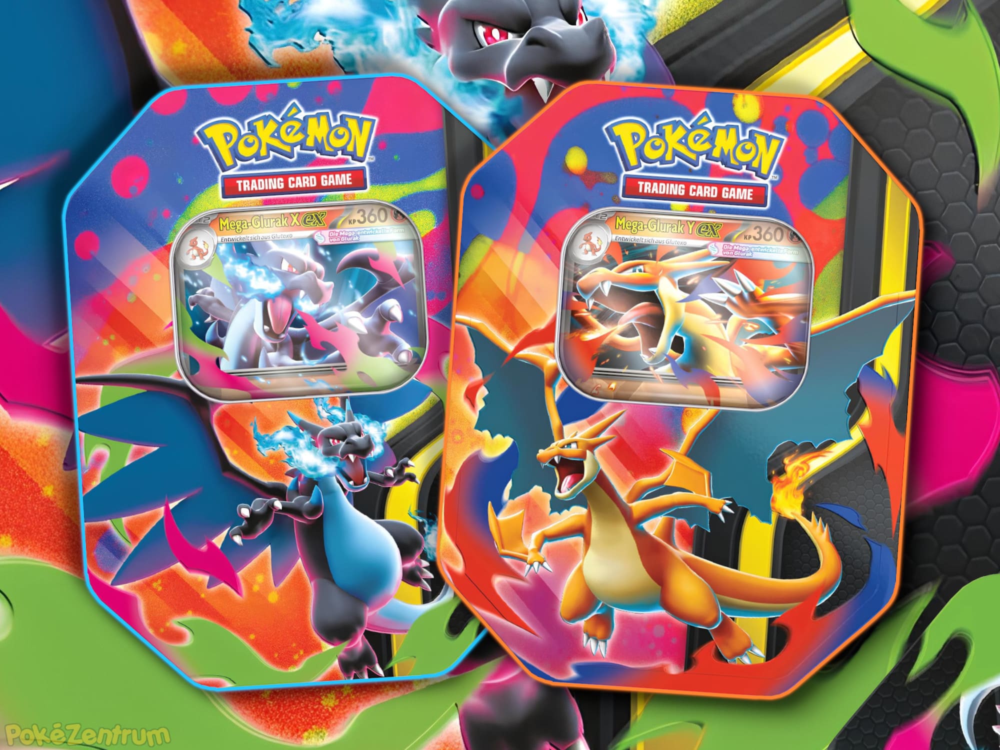 Pokémon-Mega-Glurak-Charizard-X-Y-ex-Tin-Box-TCG-Sammelkartenspiel-Deutsch-Februar-2026