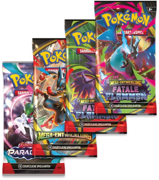 Pokémon-Mega-Glurak-Tin-Box-Deutsch-TCG-Sammelkartenspiel-2026-Booster-Packs
