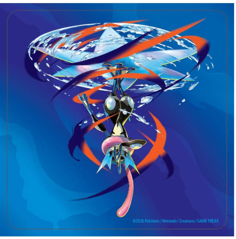 Pokémon-Mega-Greninja-Quajutsu-ex-Premium-Collection-Kollektion-Englisch-TCG-2026-Sticker