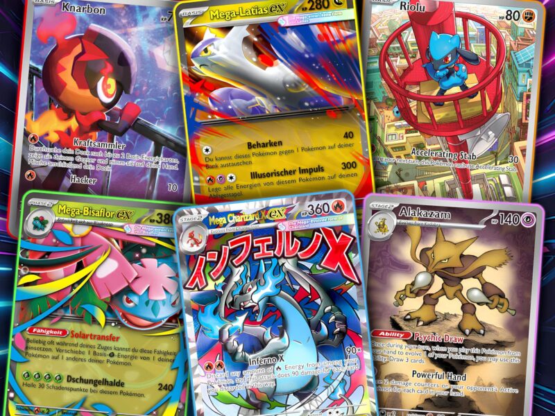 Pokémon-Mega-Promo-Karten-Übersicht-Liste Galerie-TCG-Sammelkartenspiel-2025