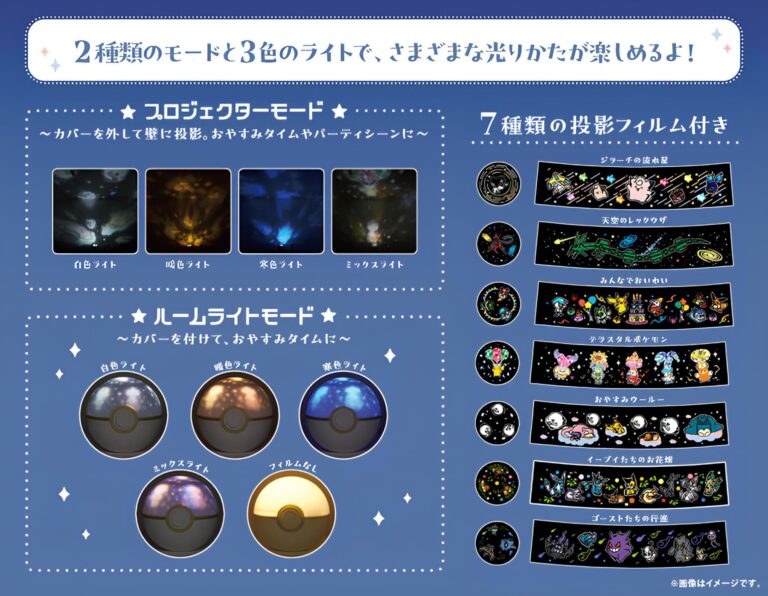 Pokémon-Merchandise-Pokéball-Projektorlampe-Licht-Nachtlicht-1