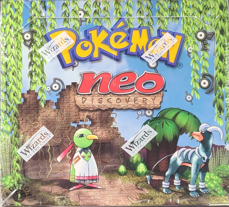 Pokémon-Neo-Discovery-Booster-Display-Box-Englisch-1.-First-Edition-TCG-Sammelkartenspiel