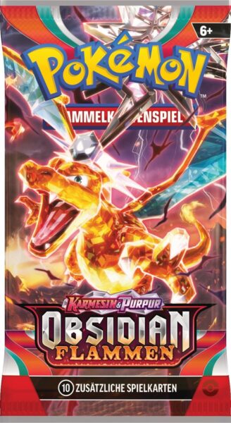 Pokémon-Obsidianflammen-Booster-Pack-Glurak