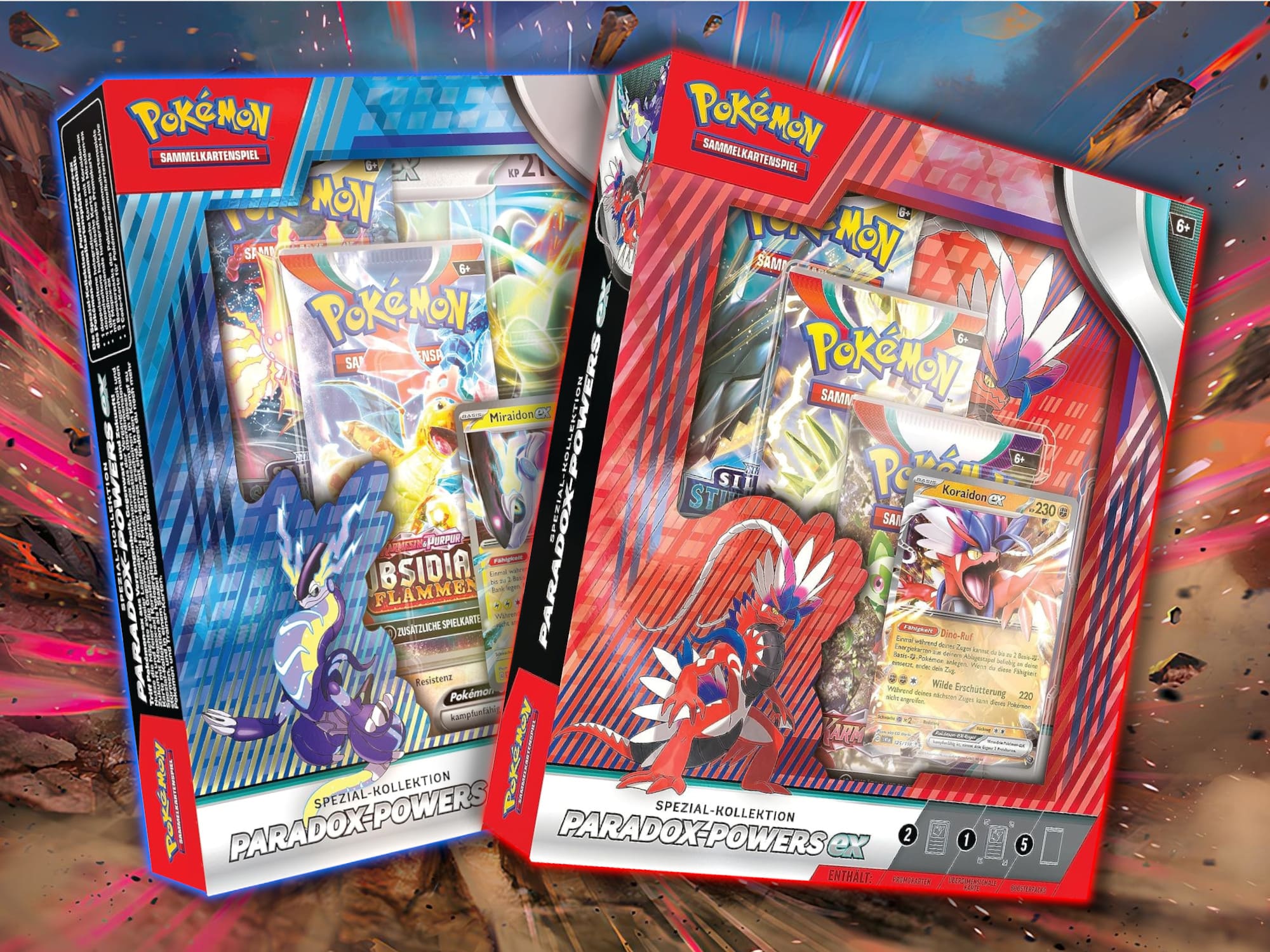 Pokémon TCG Reveals Amazon Exclusive: Paradox Powers Collection