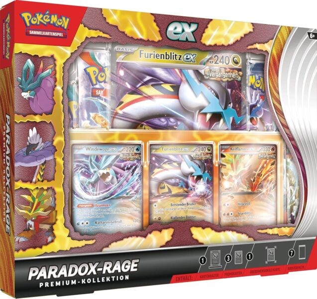 Pokémon-Paradox-Rage-Premium-Kollektion-Collection-Box-Deutsch-TCG-Sammelkartenspiel