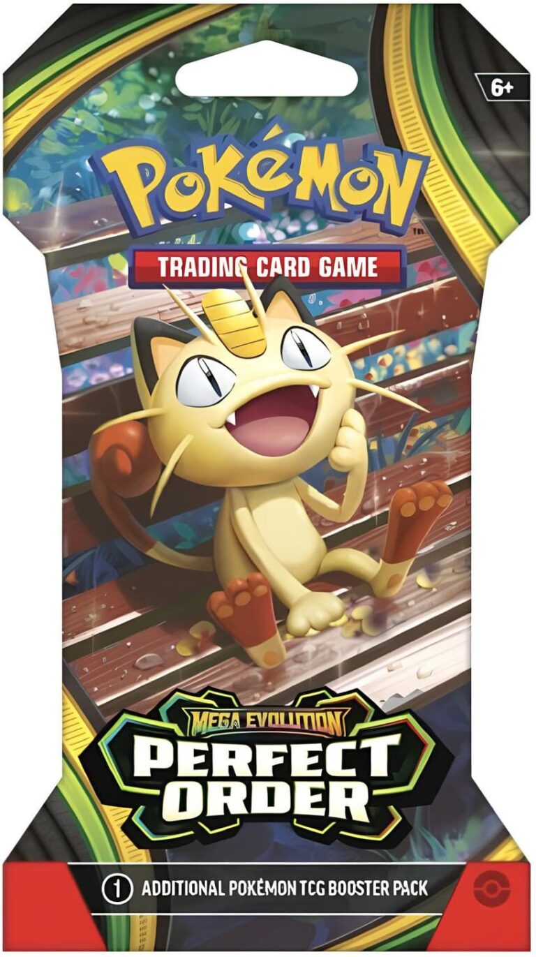 Pokémon-Perfect-Order-Sleedes-Booster-Pack-Meowth-Mauzi-Englisch-TCG-2026