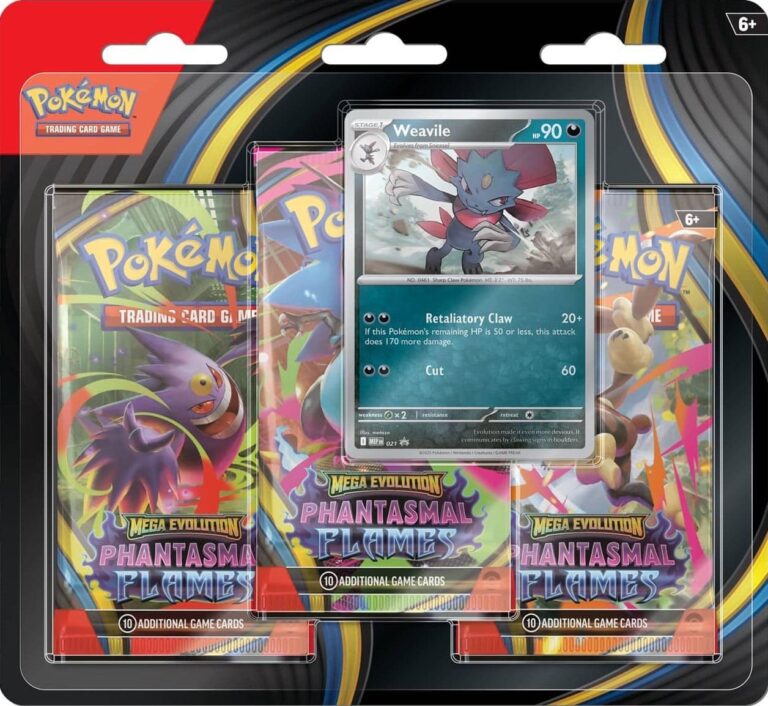 Pokémon-Phantasmal-Flames-Booster-Blister-Mega-Englisch-Weavile