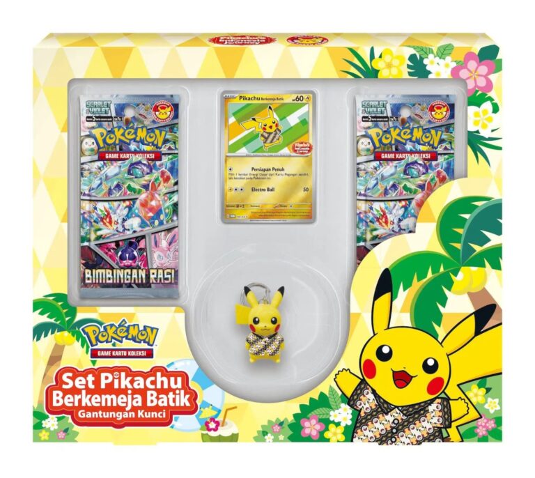 Pokémon-Pikachu-Berkemeja-Batik-Shirt-Indonesia-Journey-Indonesien-Set