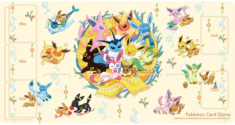 Pokémon-Playmat-Spielmatte-Eeveelutions-Evoli-Pokémon-Center-Japan-TCG