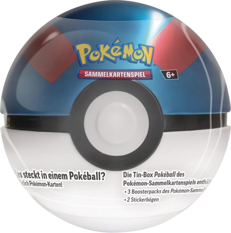Pokémon-Pokéball-Tin-Box-Bundle-Herbst-2024-Superball-TCG-Sammelkartenspiel