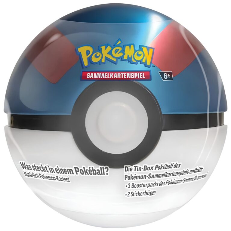 Pokémon-Pokéball-Tin-Box-Superball-2025-TCG-Sammelkartenspiel-Deutsch