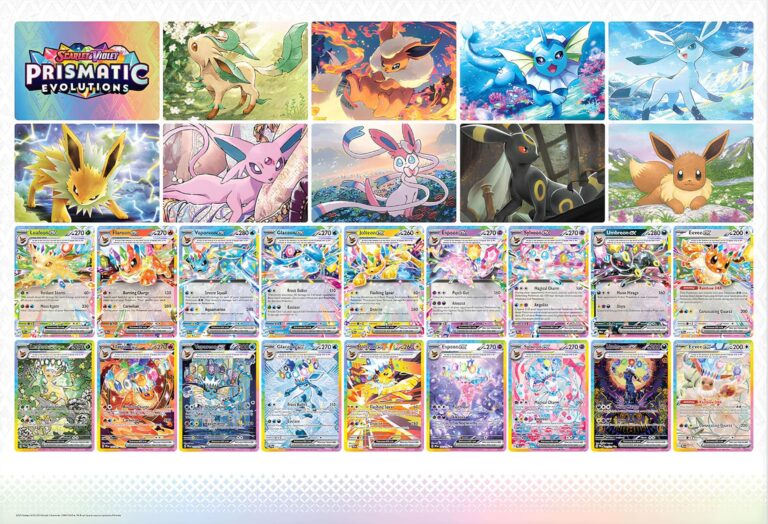 Pokémon-Prismatic-Evolutions-Prismatische-Entwicklungen-Eeveelutions-Special-Illustration-Rare-Cards-Karten-TCG