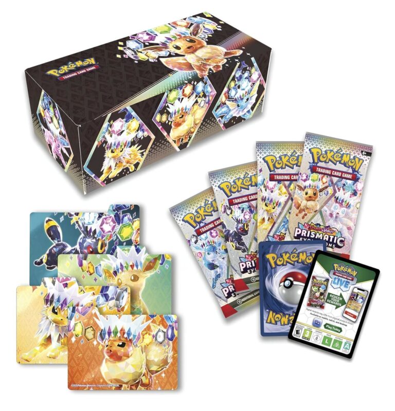 Pokémon-Prismatic-Evolutions-Prismatische-Entwicklungen-Surprise-Box-Überraschungsbox-Contents-Inhalt