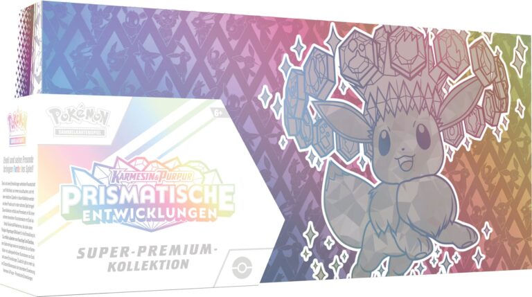Pokémon-Prismatische-Entwicklungen-Super-Premium-Kollektion-Collection-Box-Evoli-ex-Deutsch