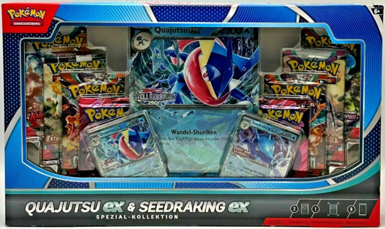 Pokémon-Quajutsu-ex-Seedraking-ex-Spezial-Kollektion-Box-Collection-Deutsch