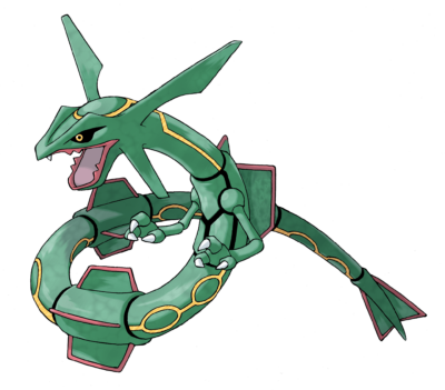 Ein Bild vom Pokemon Rayquaza. Pokemon Karten sammeln - Erklärung für Einsteiger