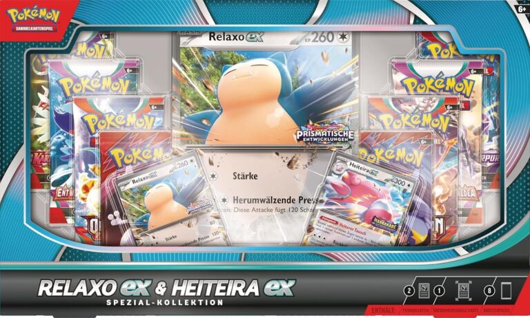 Pokémon-Relaxo-ex-Heiteira-ex-Spezial-Kollektion-Box-TCG-Sammelkartenspiel-2025-Deutsch-1