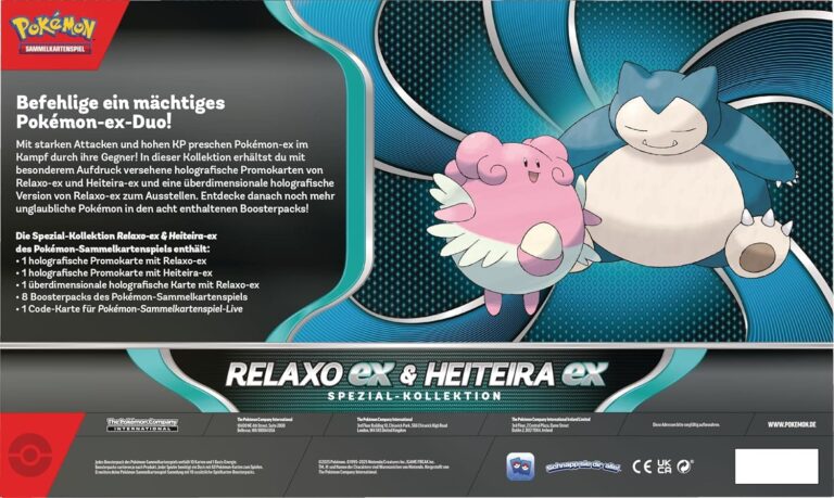Pokémon-Relaxo-ex-Heiteira-ex-Spezial-Kollektion-Box-TCG-Sammelkartenspiel-2025-Deutsch-3